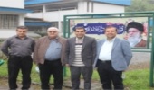 بازدید جناب آقای مهندس کاوری زاده معاون محترم اداره کل امور اداری، رفاه و پشتیبانی سازمان جنگلها، از مجتمع آموزشی مهندس ساعی (کلارآباد)